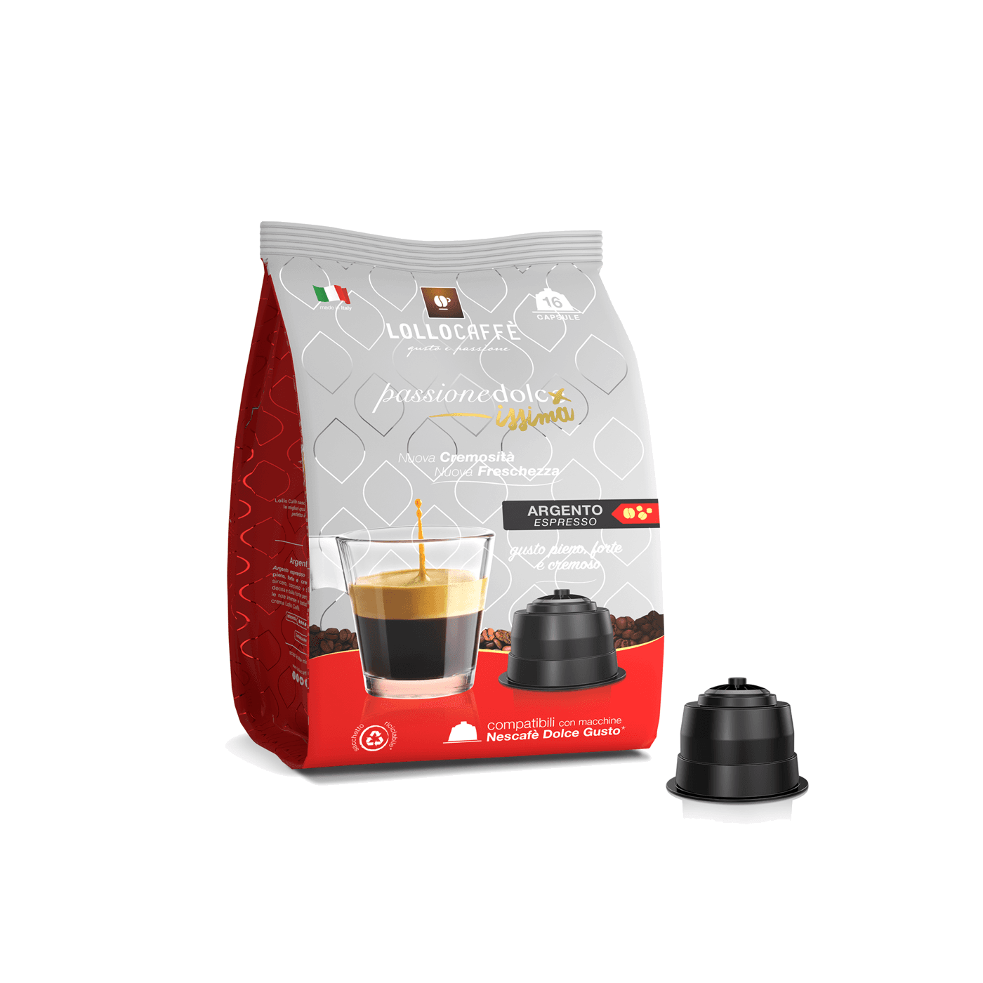 Argento Espresso Dolce Gusto 16 капсули