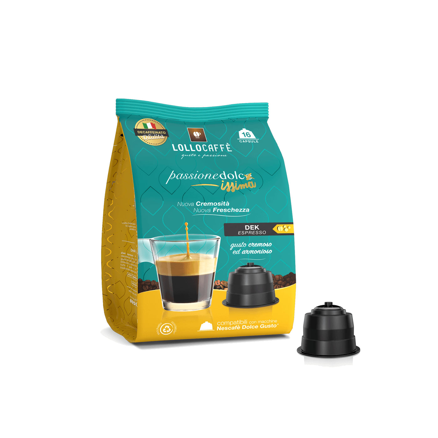Dek Espresso Dolce Gusto 16 капсули